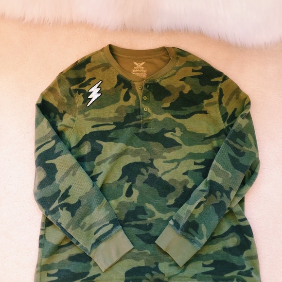 customized camo henley - Picture 2 of 2